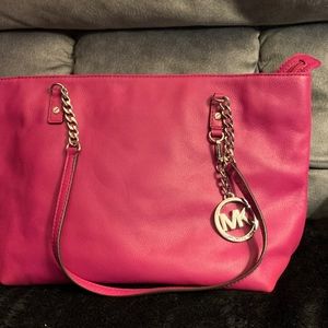 Bright Pink Michael Kors Tote